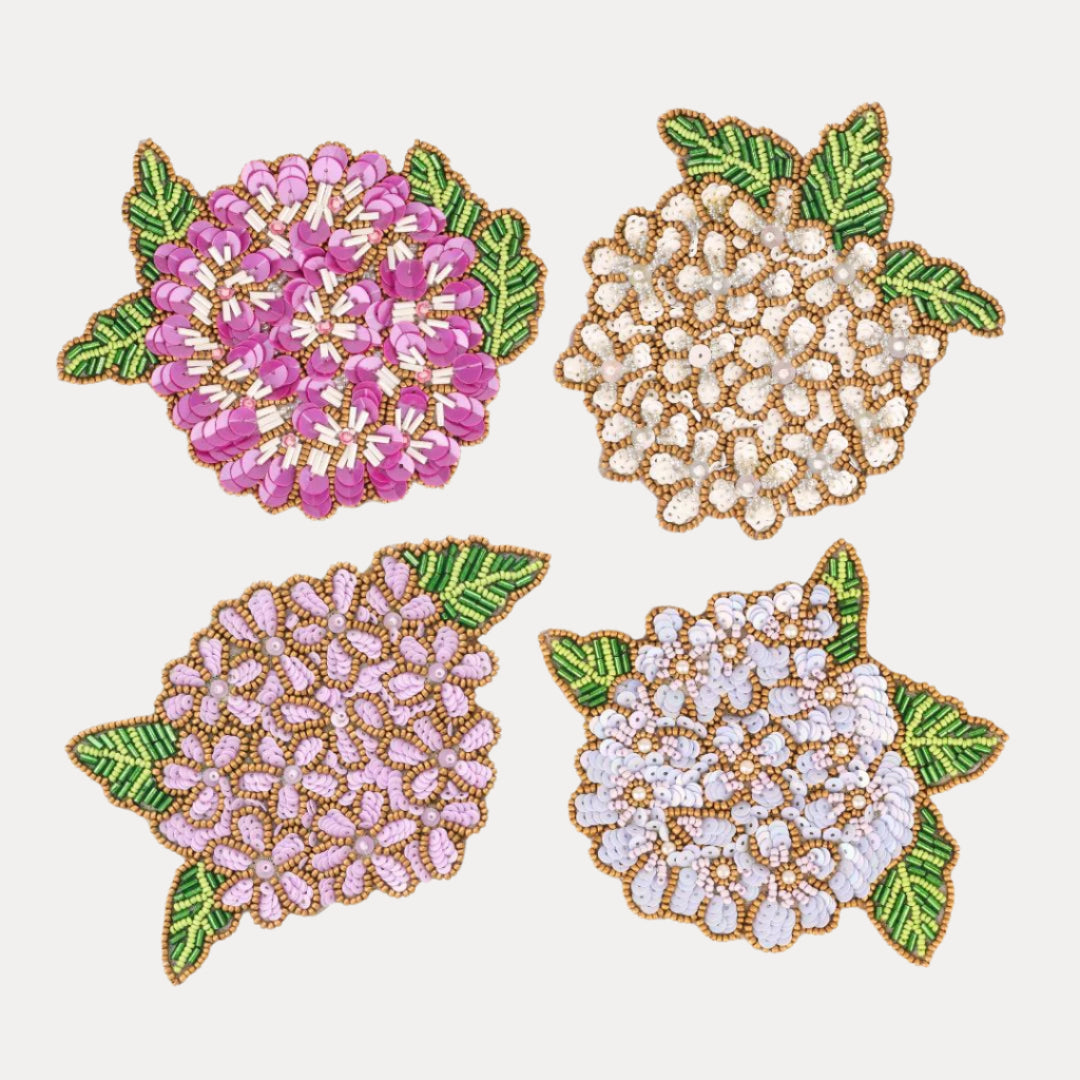 Floral Coasters - Set of 4