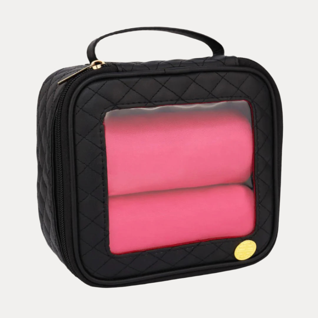 Large Black Travel Storage Case For Bangle Bracelets | BuDhaGirl