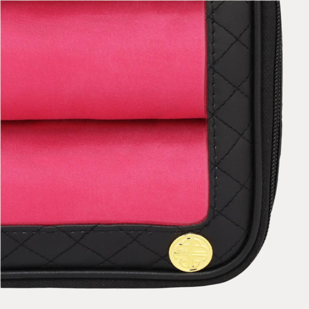 Large Black Travel Storage Case For Bangle Bracelets | BuDhaGirl