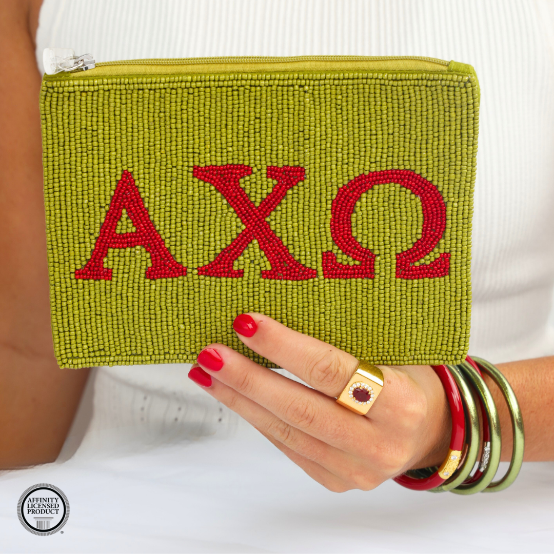 Alpha Chi Omega Sorority Bangle Bracelet Stack | BuDhaGirl