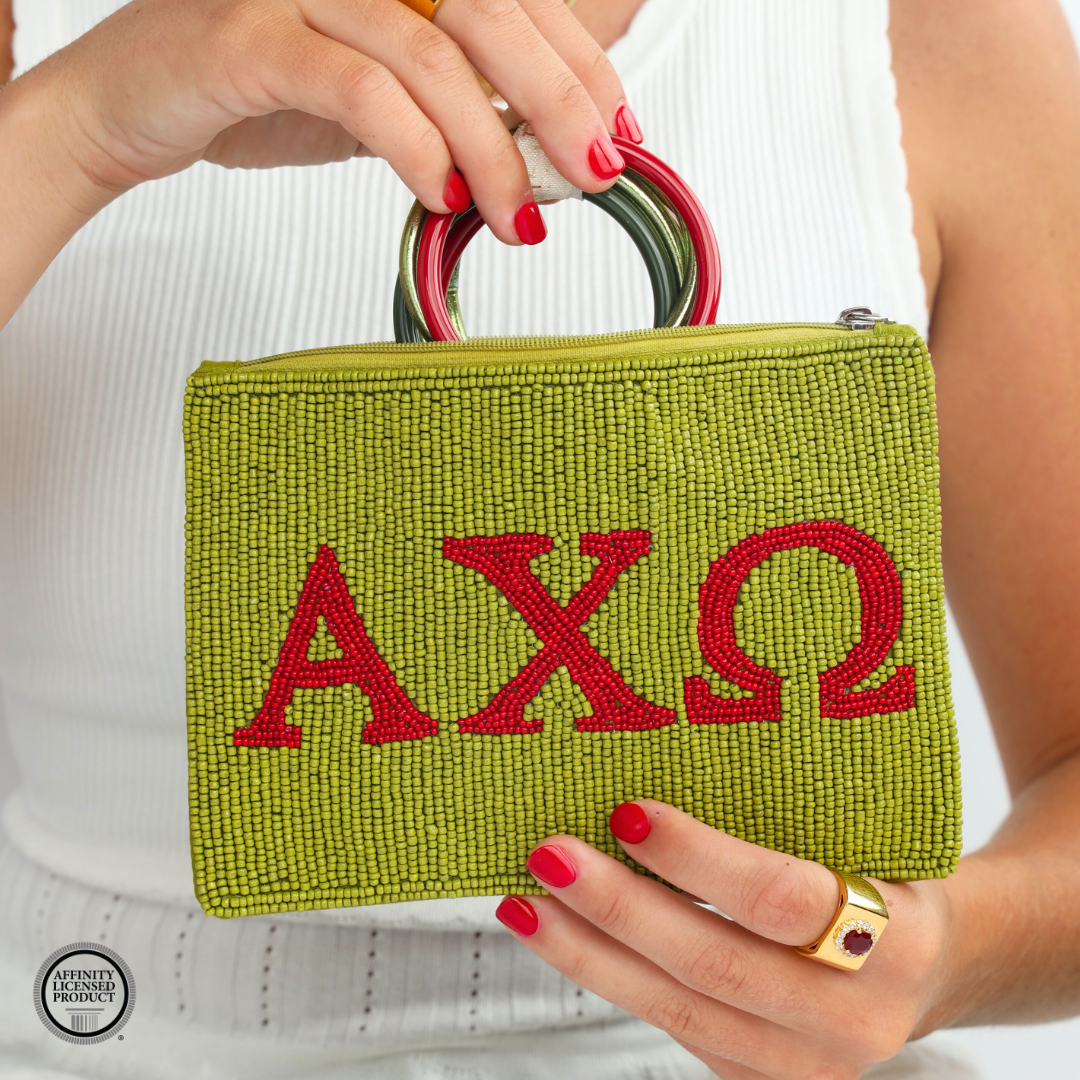 Alpha Chi Omega Sorority Bangle Bracelet Stack | BuDhaGirl