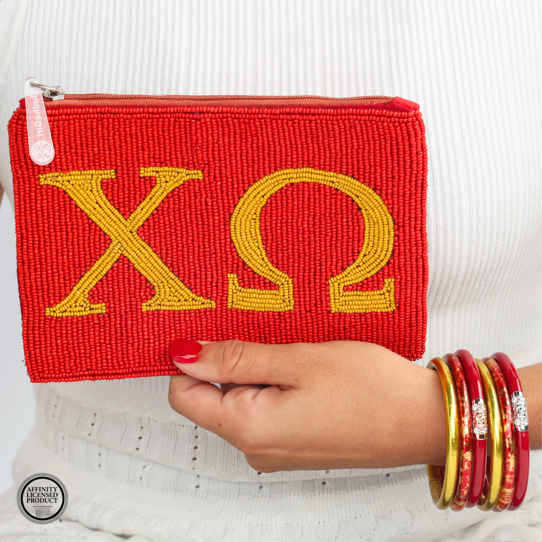 Chi Omega Sorority Bangle Bracelet Stack | BuDhaGirl