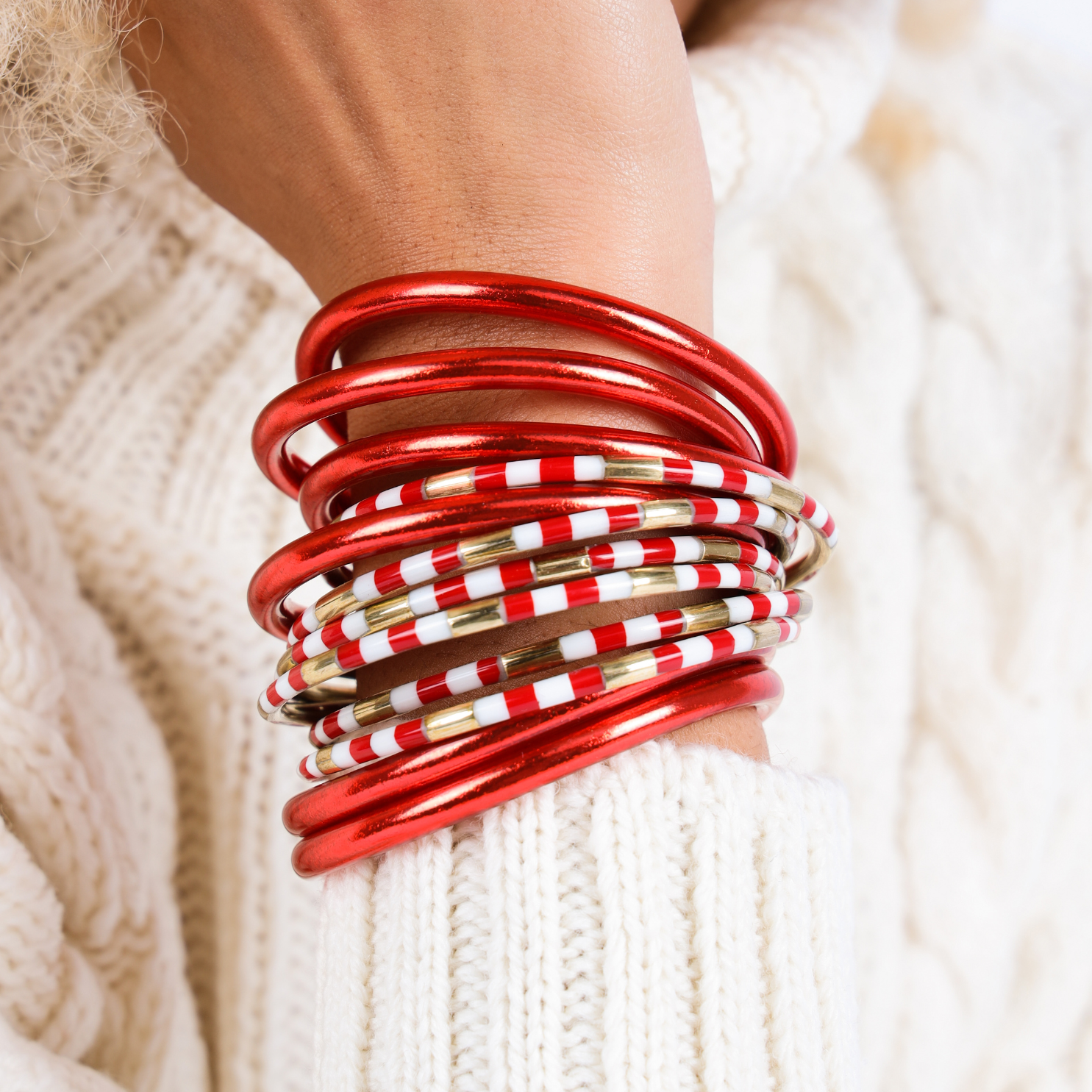 Crimson All Weather Bangles are restocked for Holiday Gifting | BuDhaGirl