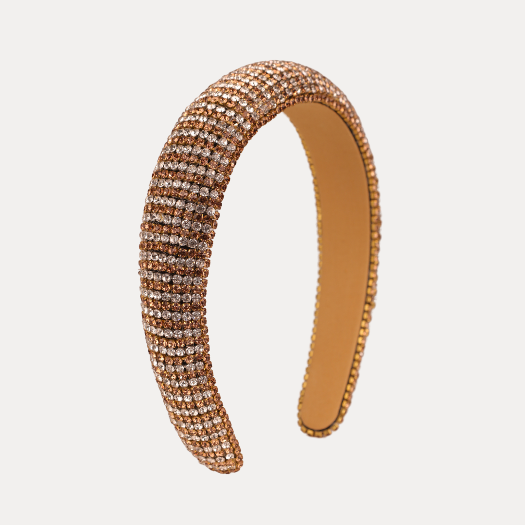 Daria Headband Caramel Crystal | BuDhaGirl