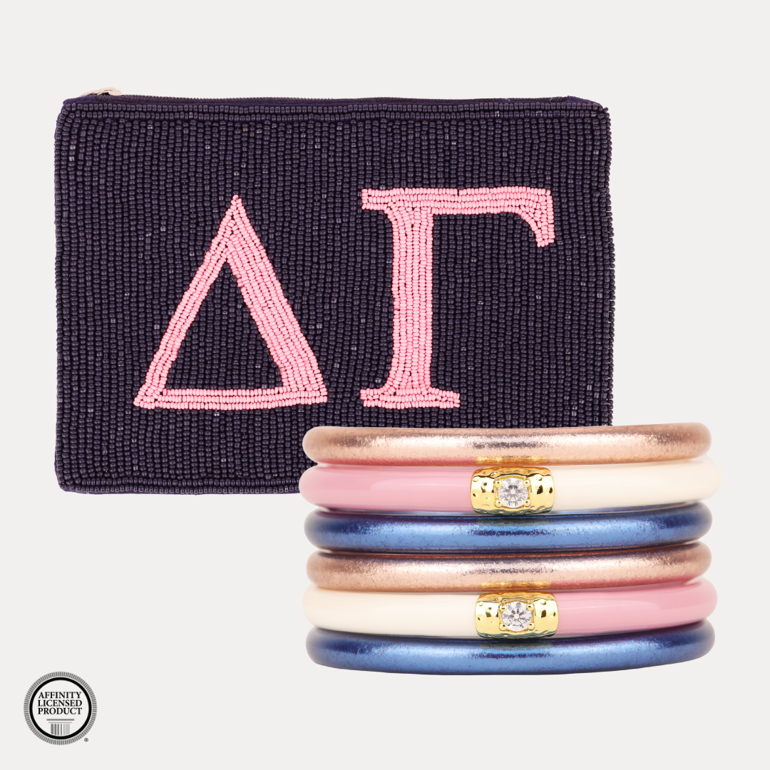 Delta Gamma Sorority Bangle Bracelet Stack | BuDhaGirl