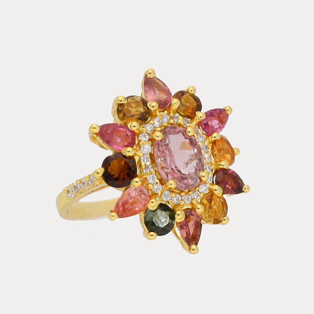 Amethyst Flora Ring | BuDhaGirl