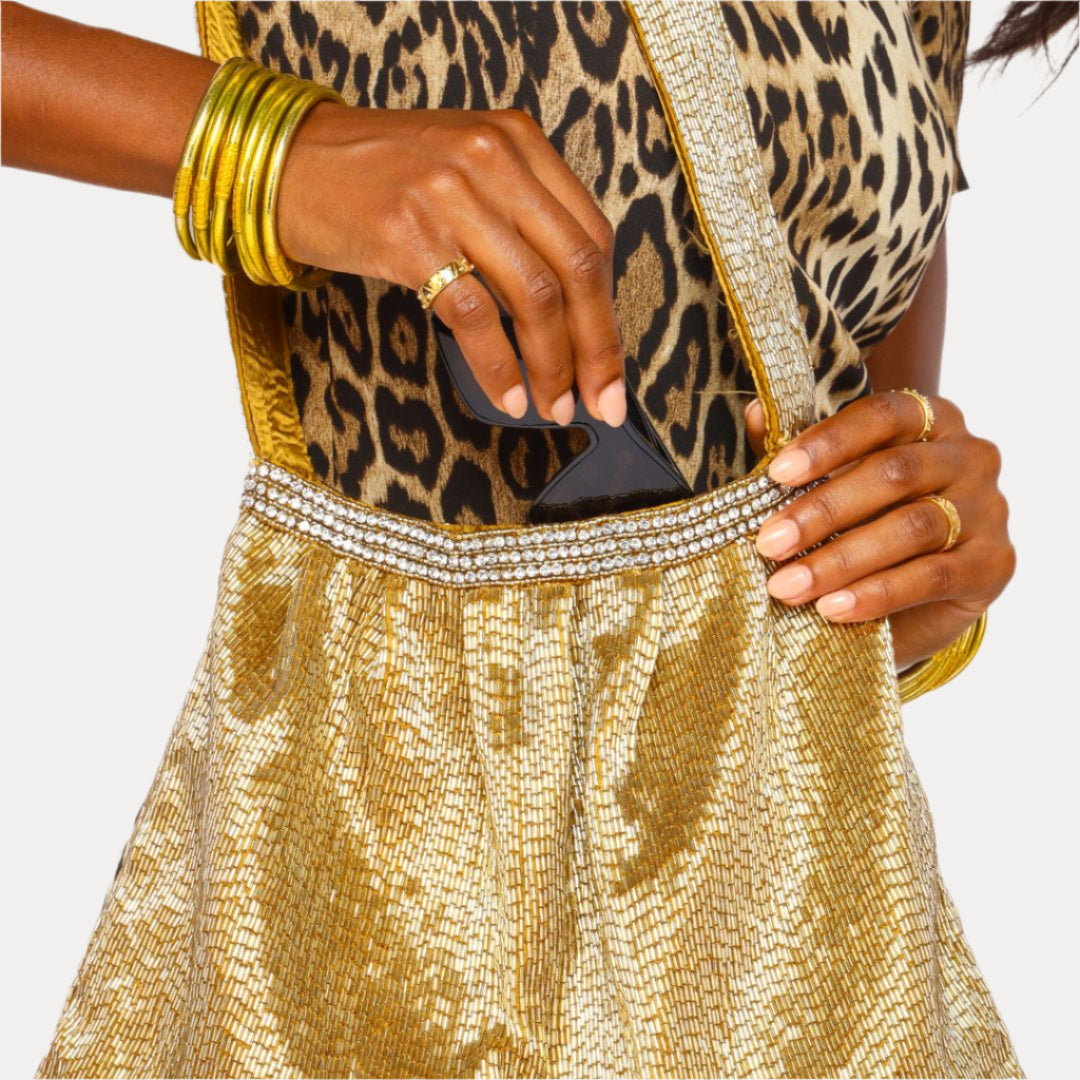 Boho Tote Bag - Gold