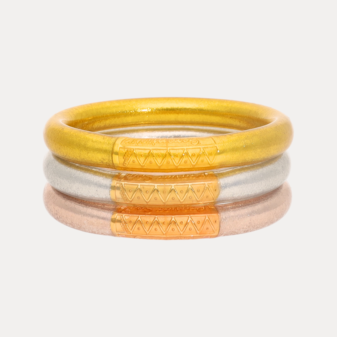 Mixed Gold Tzubbie All Weather Bangles® Bundle | BuDhaGirl
