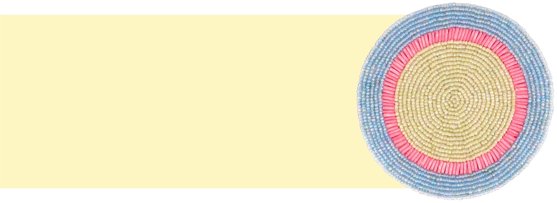 Hand Beaded Gumdrop Coasters | BuDhaGirl