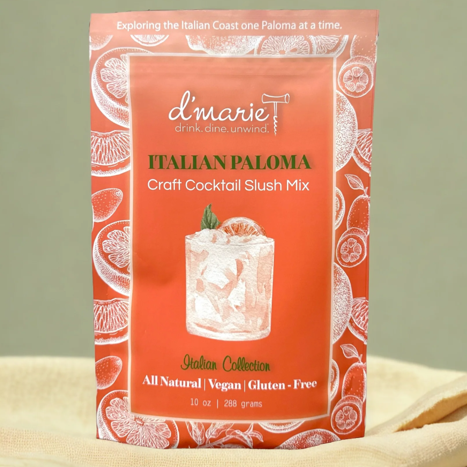 D'Marie Italian Paloma Mix | Grapefruit Tequila Slush | BuDhaGirl