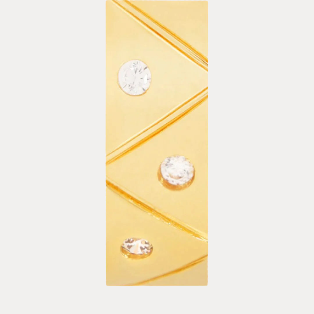 22kt Gold Plated Brass "Light" Serenity Ring for Women | BuDhaGirl