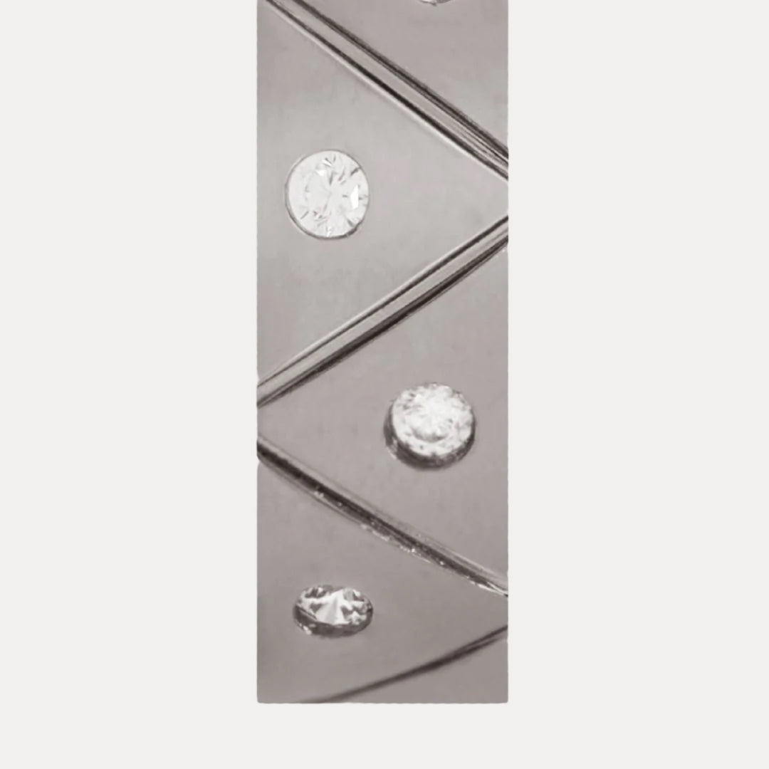 Palladium Dark Gold Plated Brass "Light" Serenity Ring for Women | BuDhaGirl