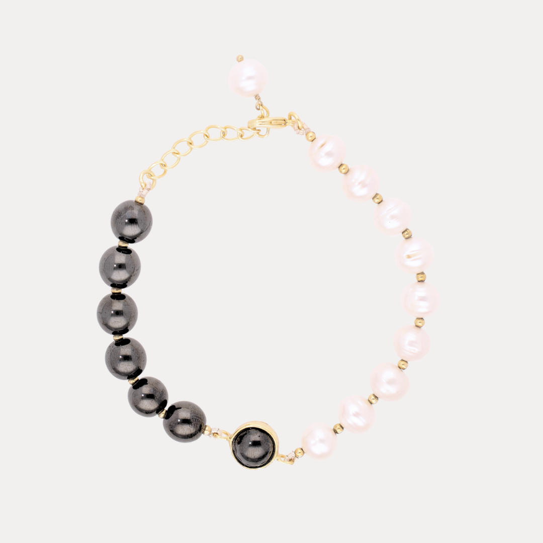 Hematite Margarite Bracelet | BuDhaGirl