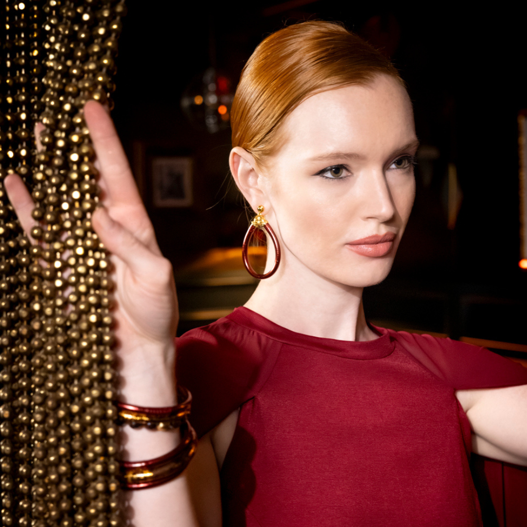 Merlot All Weather Earrings | BuDhaGirl