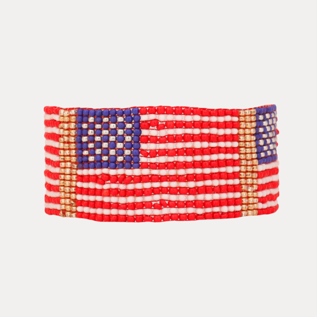 Old Glory Beaded Bracelet | BuDhaGirl