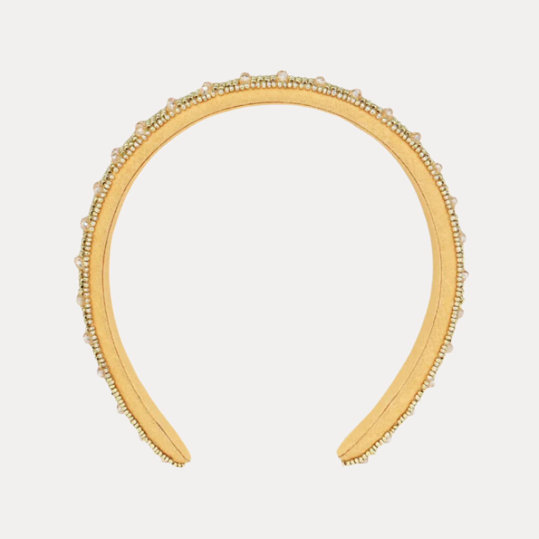 Gold Mix and Match Plaza Duo Headbands | BuDhaGirl