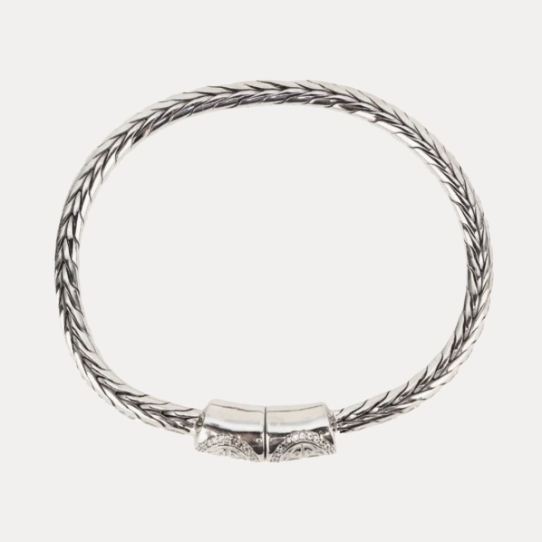 Silver Python Snake Chain Bracelet For Women | BuDhaGirl