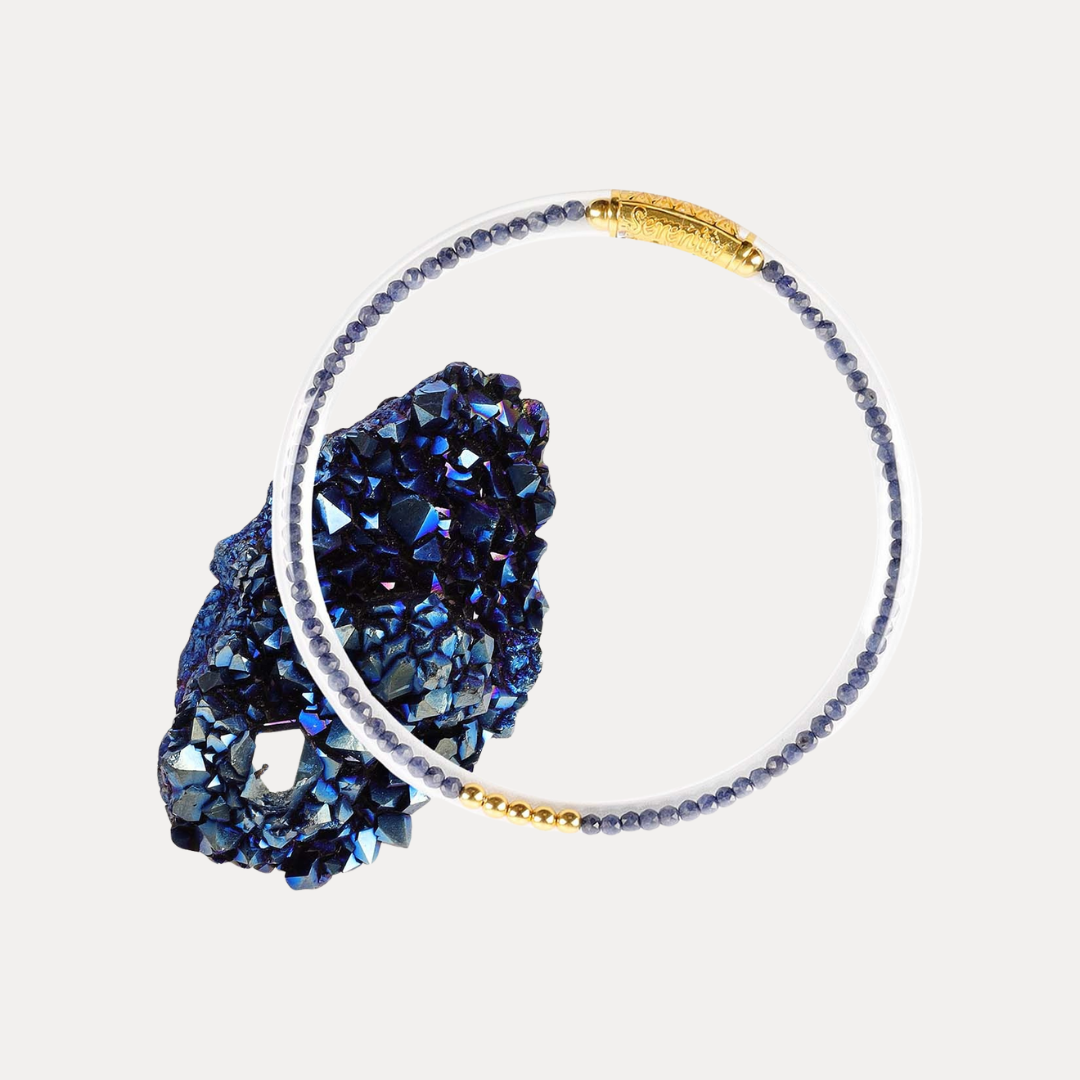 Sapphire Luxe All Weather Bangle | BuDhaGirl