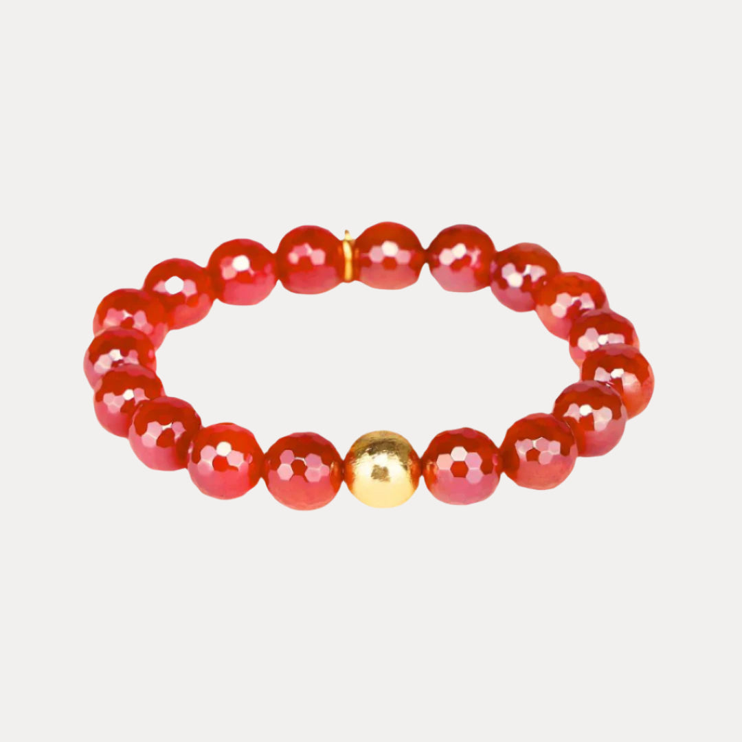 Scarlet Mélange Beaded Bracelet For Women | BuDhaGirl