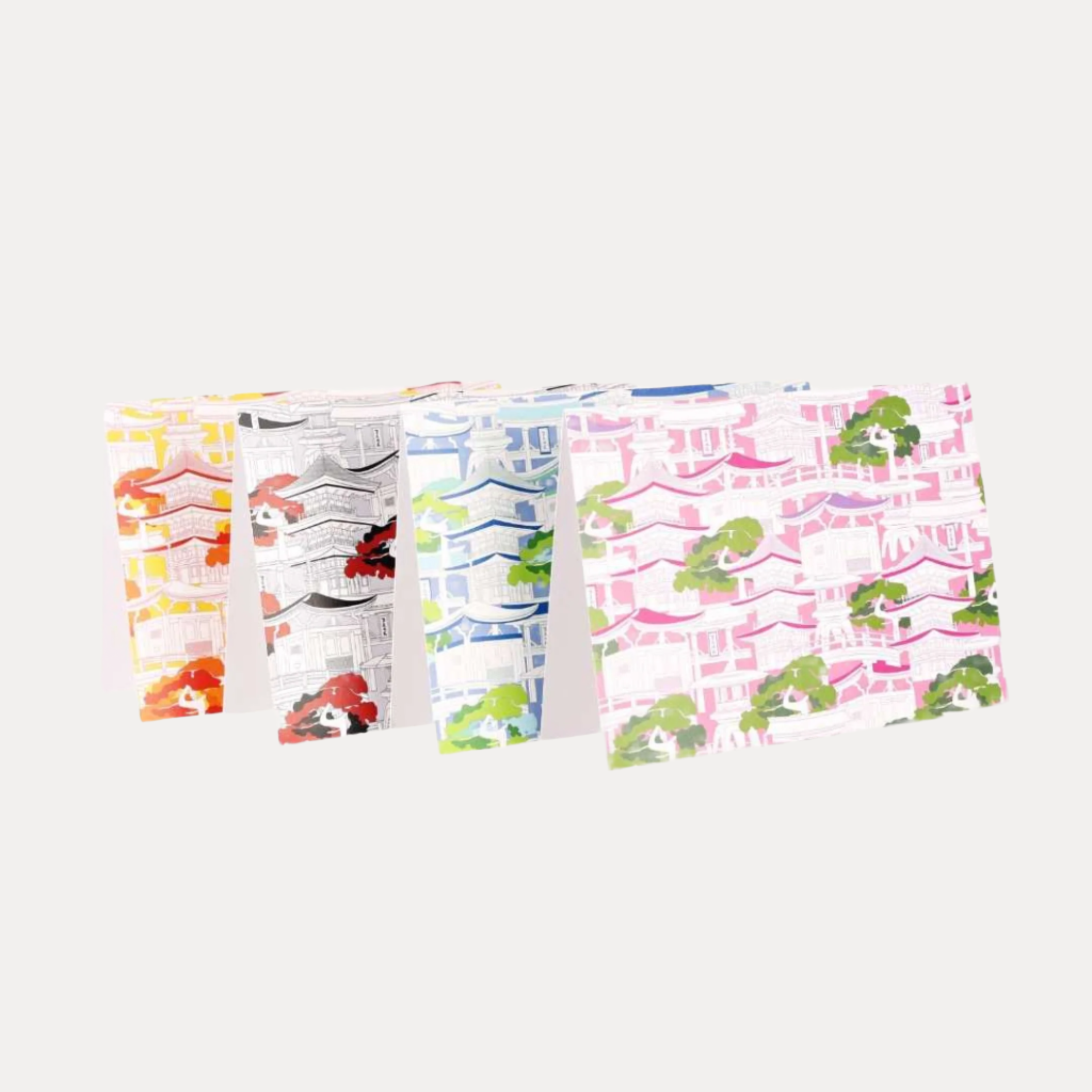 Pagoda Notecard Set