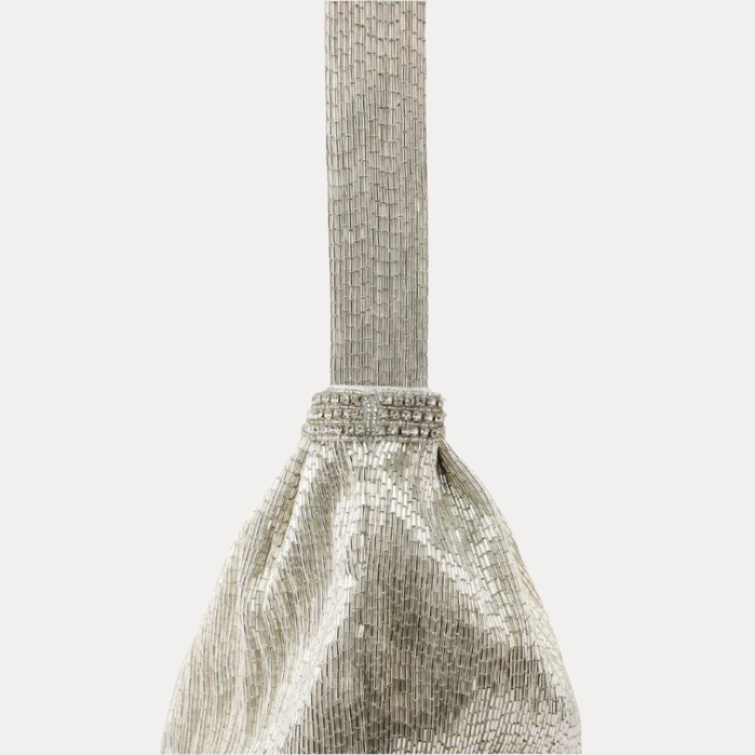 Boho Tote Bag - Silver