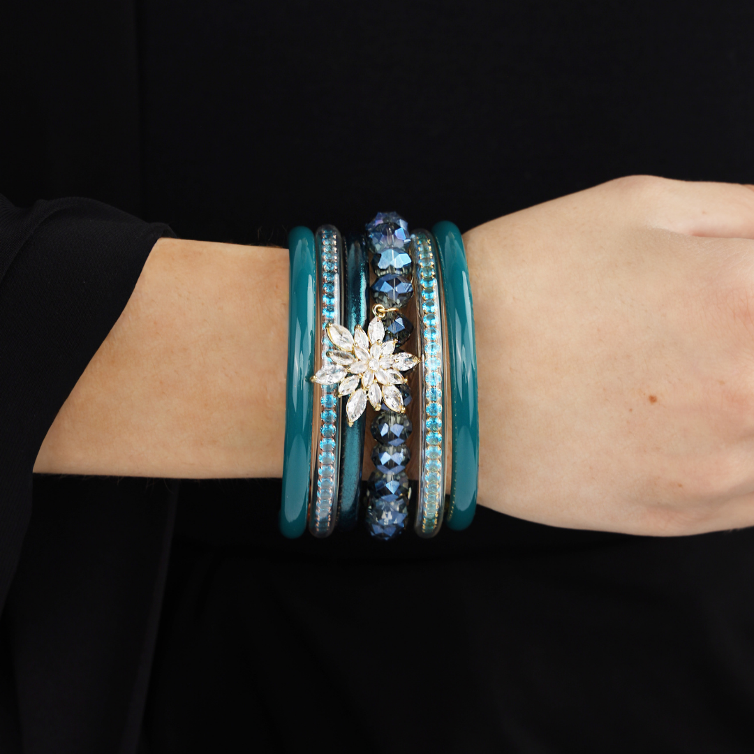 The Plume Holiday Stack | Bangles, Bracelets, Jewelry | BuDhaGirl