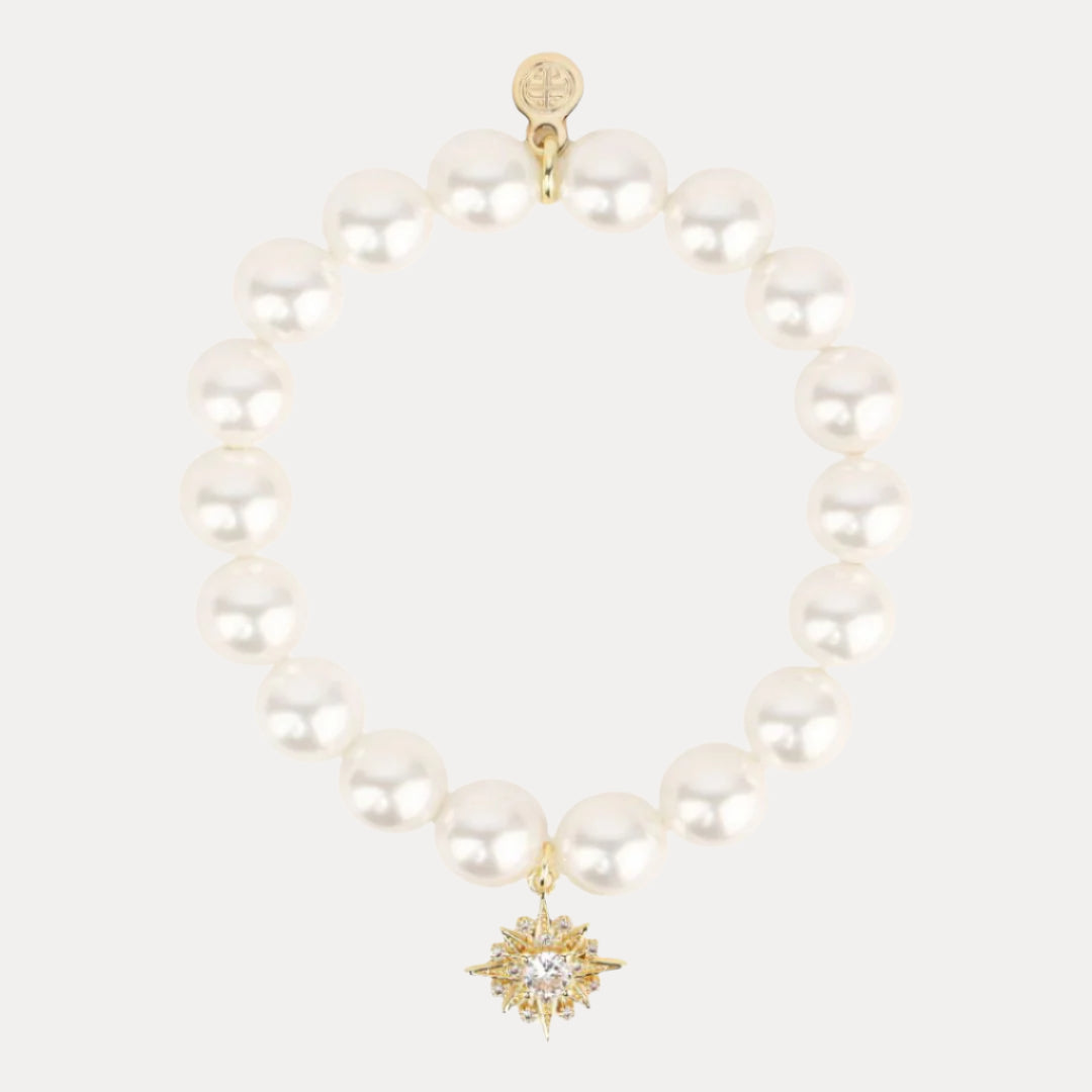 Star Bright Pearl Beaded Bracelet