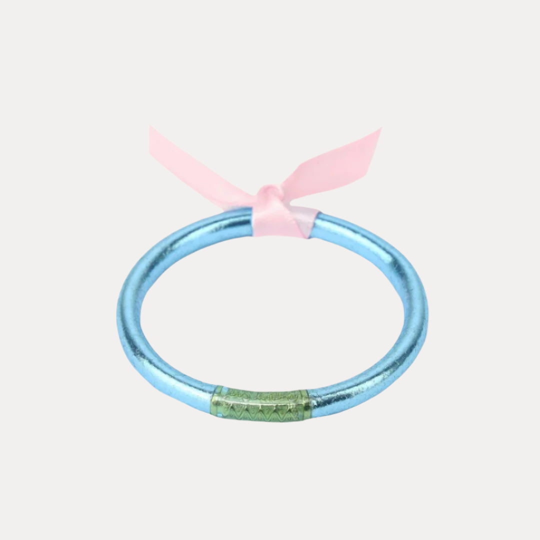 Light Blue Azure All Season Bangle (ASB) for Babies | BuDhaGirl