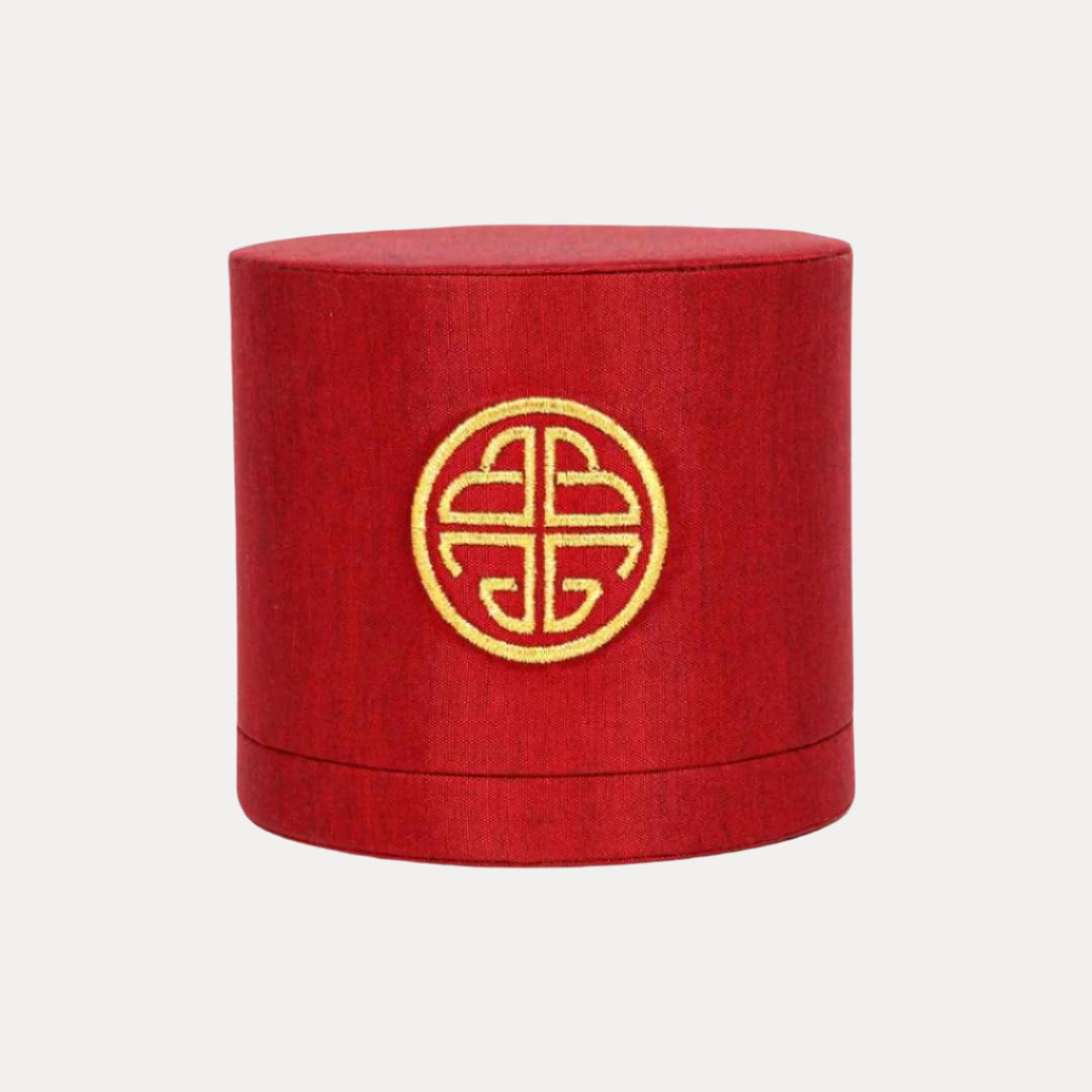Red Silk Canister Gift Box | Bangle Storage and Accessories | BuDhaGirl
