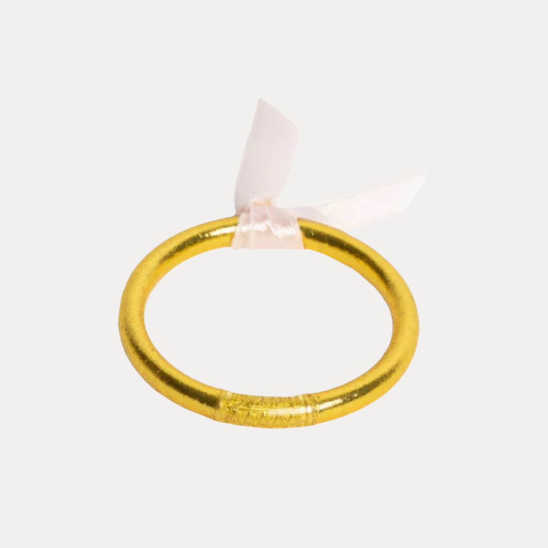 Gold Baby Bangle Bracelet | Infant Jewelry | BuDhaGirl