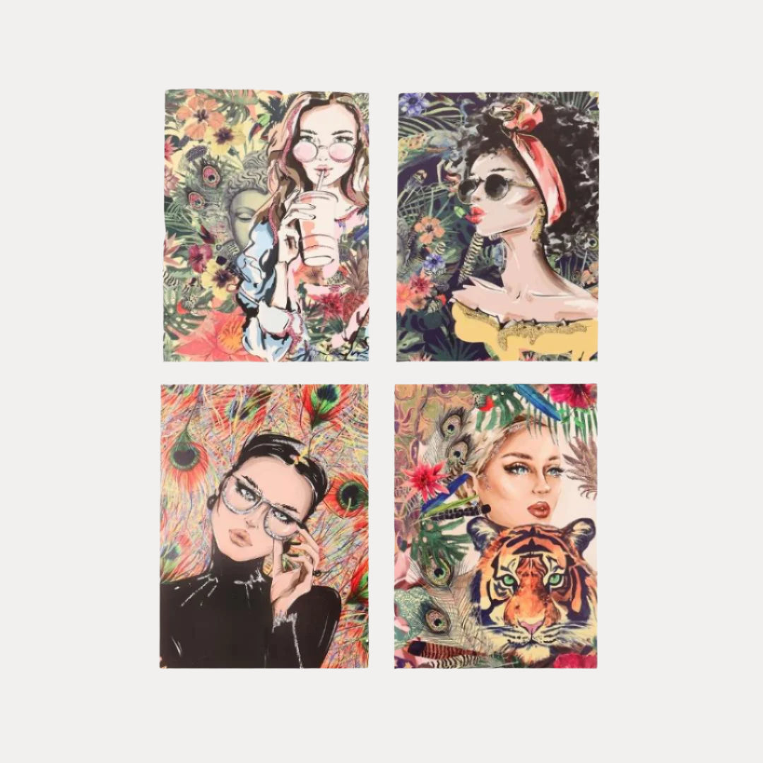 Cartes de Vœux Pailletées