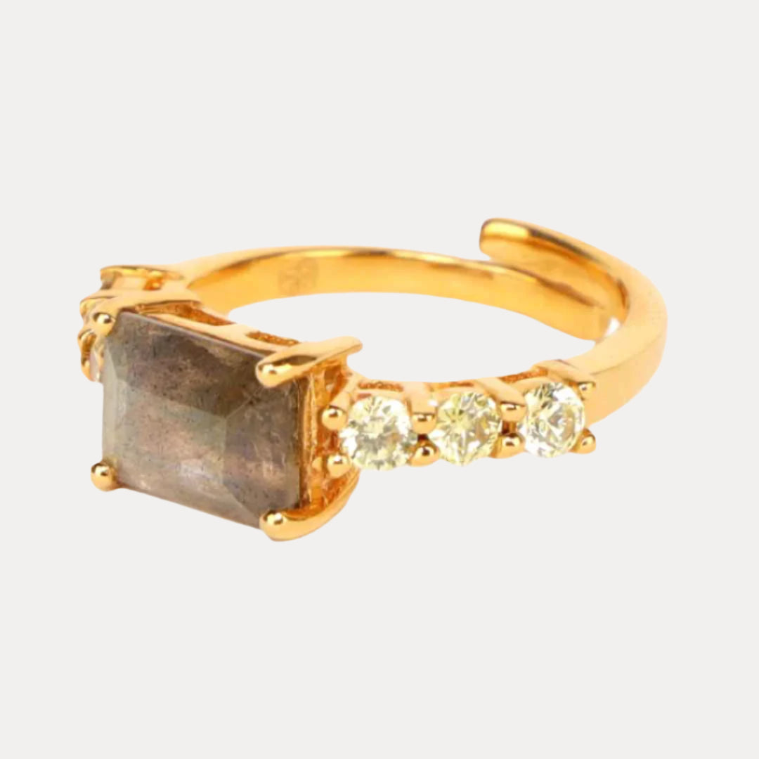 Milky Quartz | Emerald Cut | Princess Ring | BuDhaGirl
