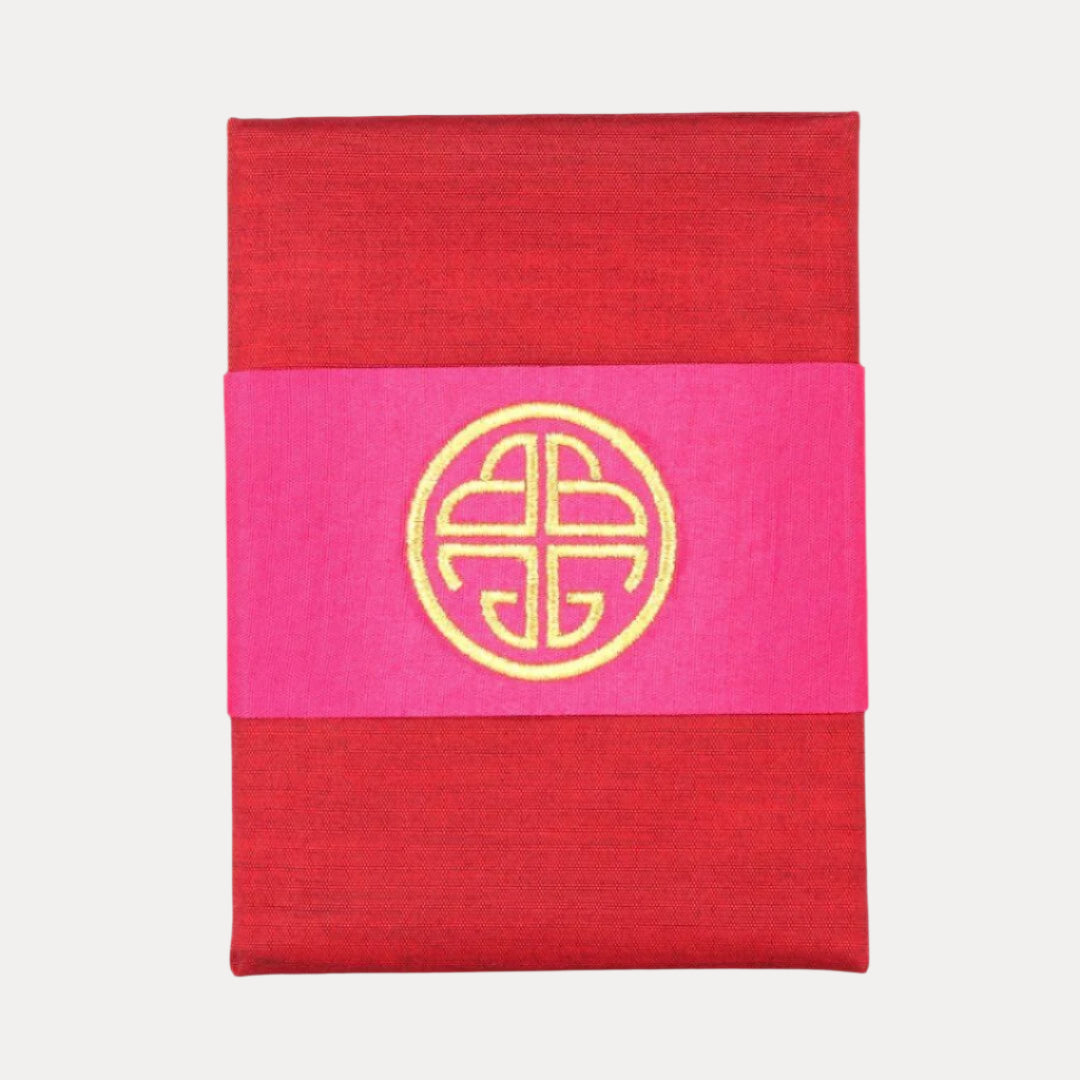 Limited Edition Cranberry Red Silk Holiday Box | BuDhaGirl