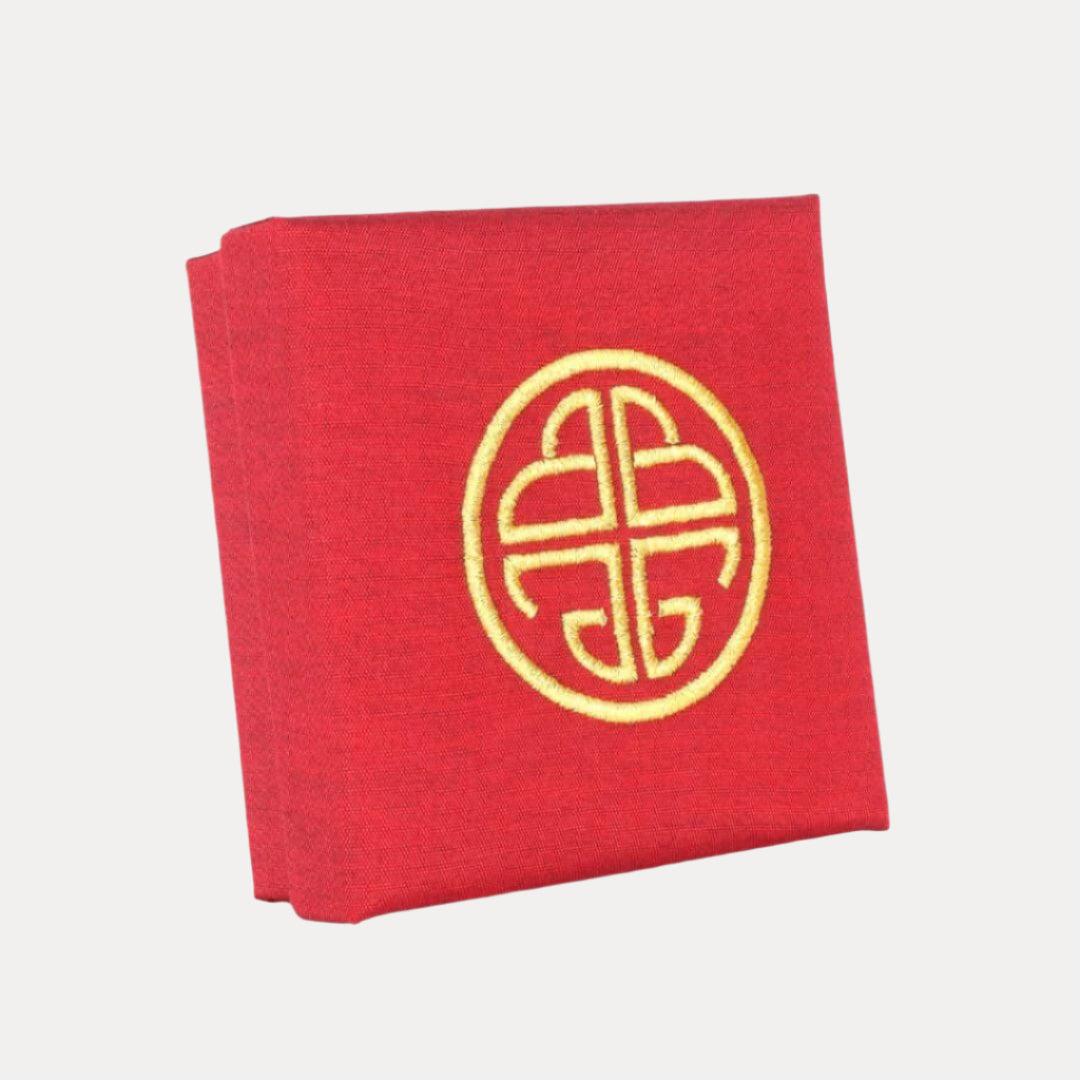 Limited Edition Cranberry Red Silk Holiday Box | BuDhaGirl