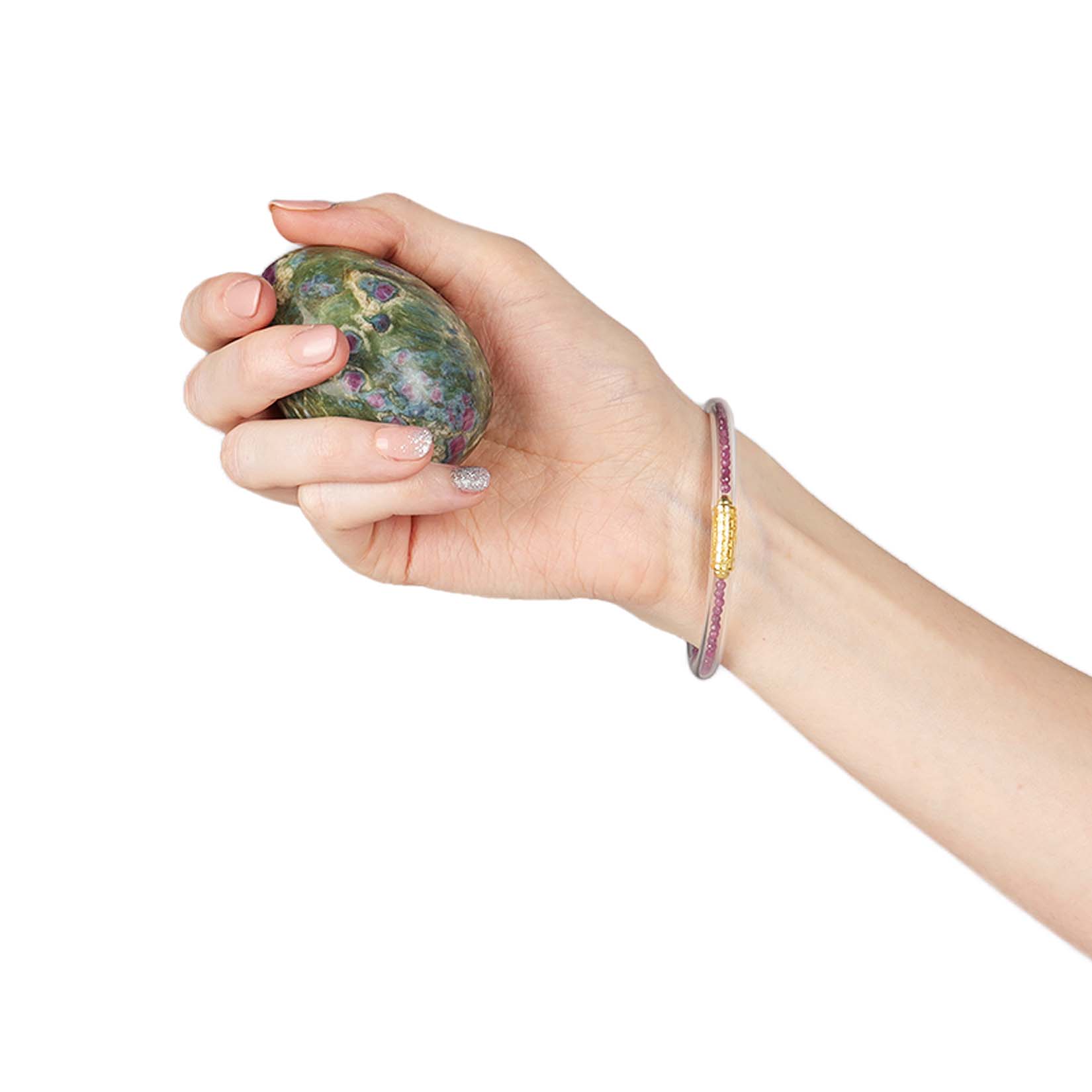 Ruby Luxe All Weather Bangle®(AWB®) - Serenity Prayer | Bangle Bracelets for Women | BuDhaGirl