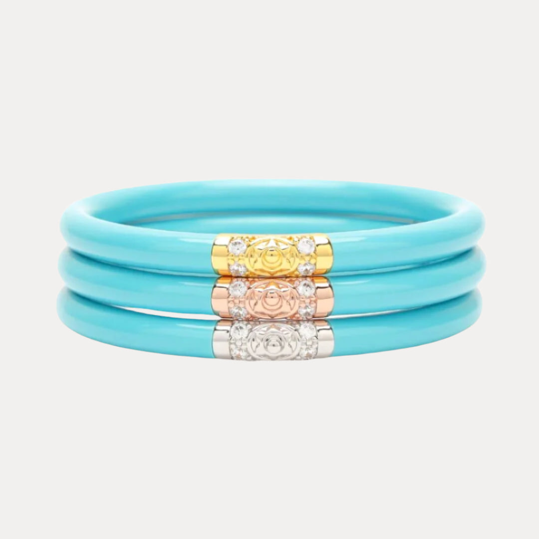 Three Kings All Weather Bangles® (AWB®) - Turquoise | Bangle Bracelets for Women | BuDhaGirl