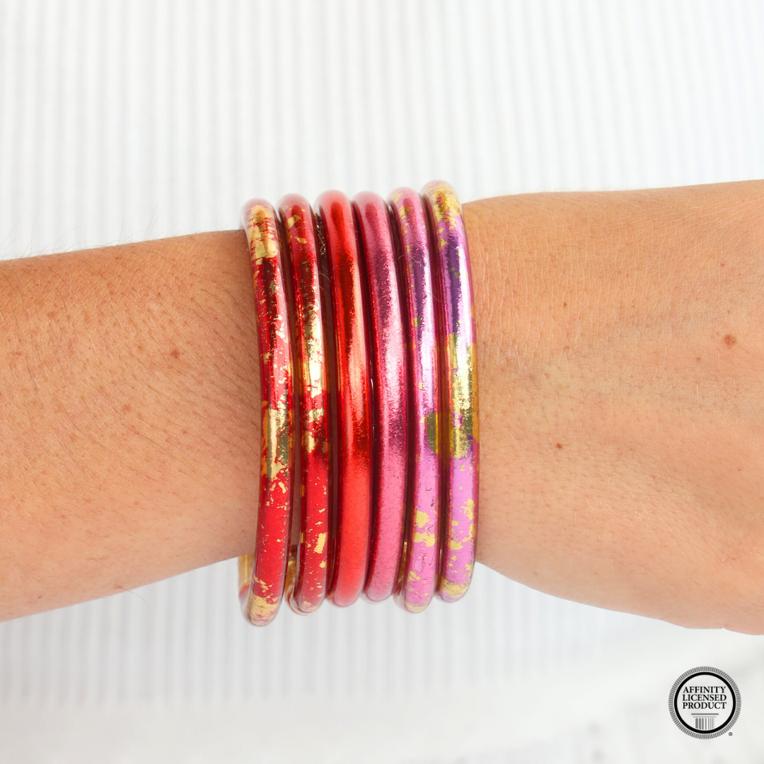 Alpha Omicron Sorority Bangle Bracelet Stack | BuDhaGirl