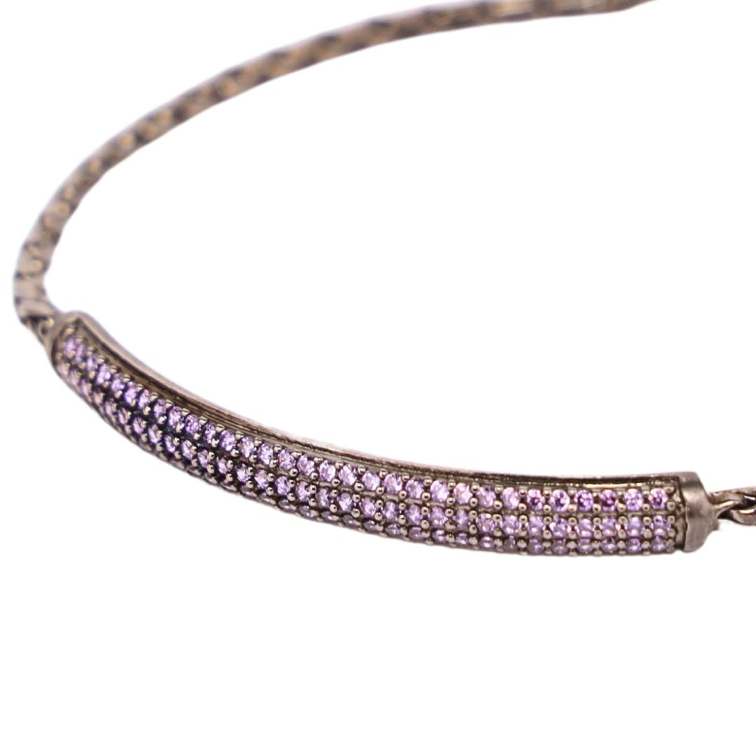 Amethyst Brad Birthstone Bracelet For Men | BuDhaHomme by BuDhaGirl