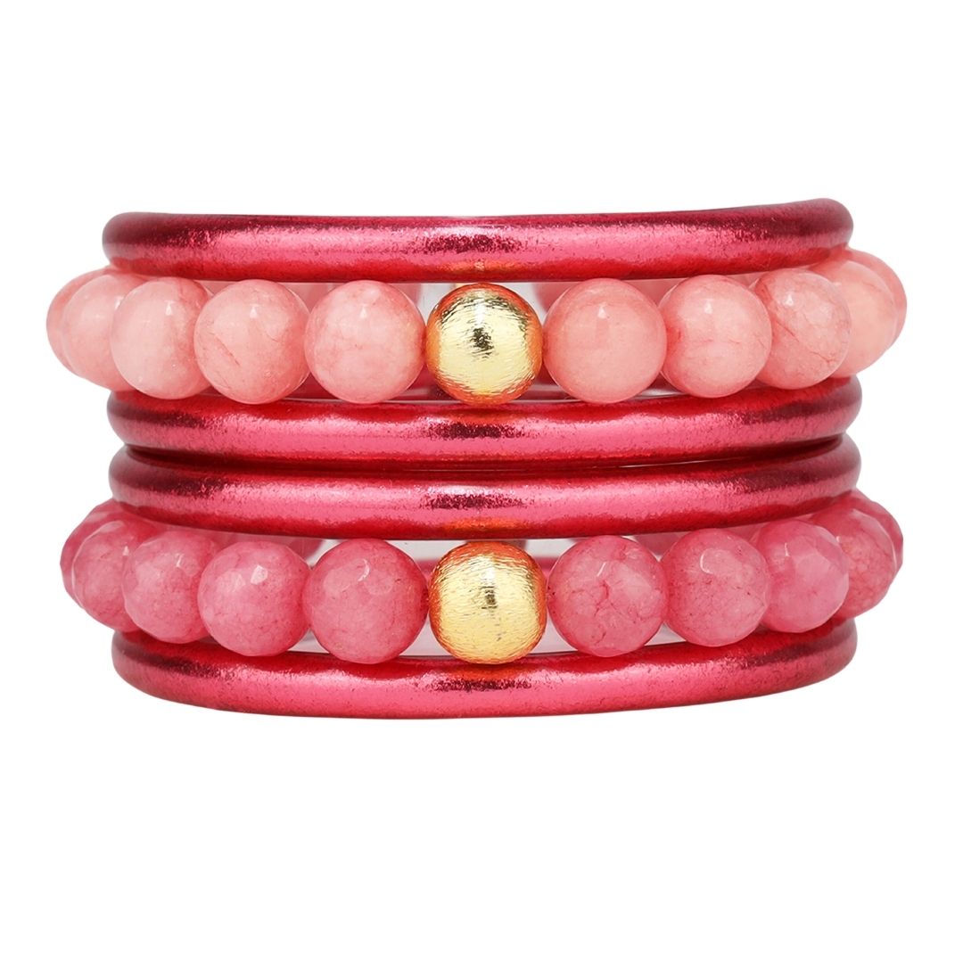 April Pink Moon Bracelet Stack of the Week | BuDhaGirl