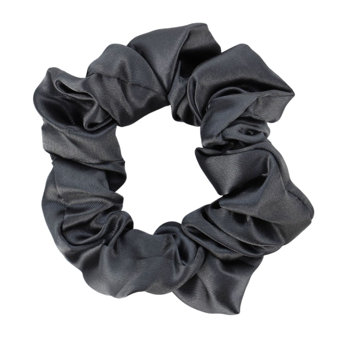 Pack of 7 Assorted Black Scrunchies Set For Women | BuDhaGirl