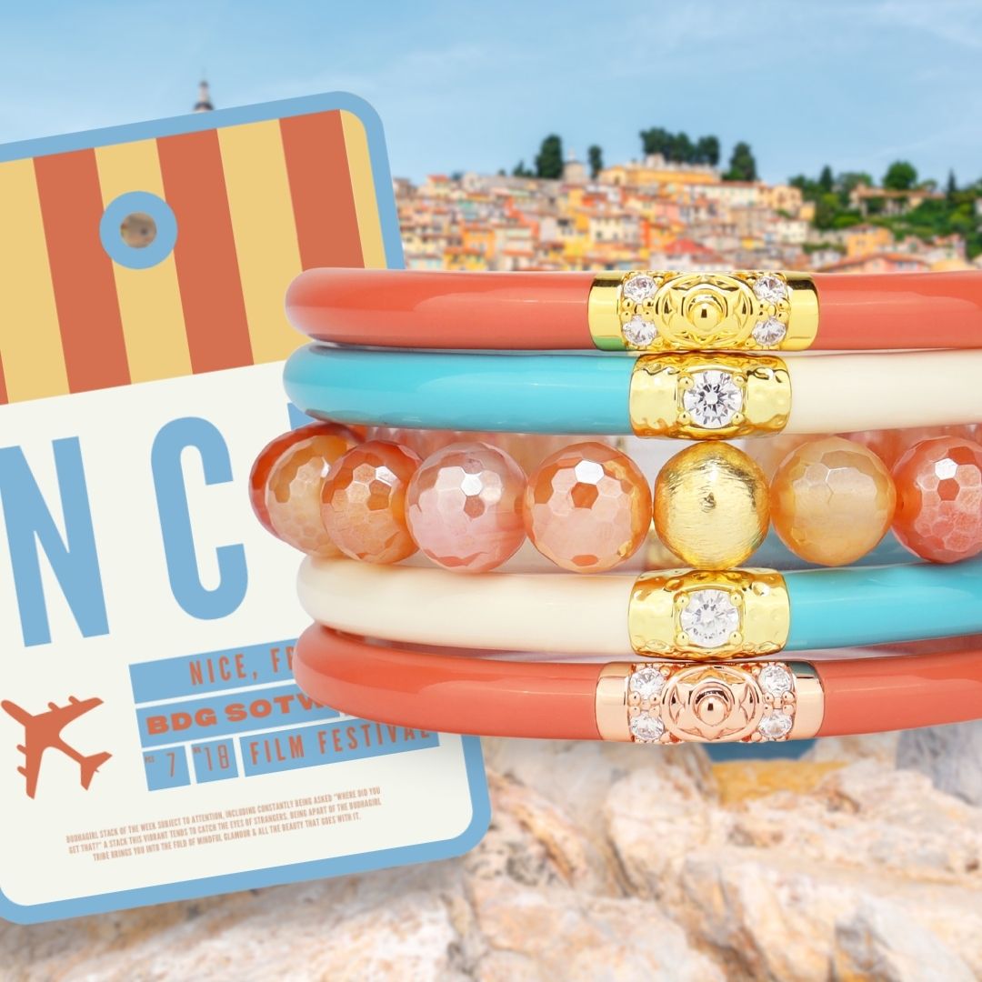 Cannes Bangle Bracelet Stack of the Week: French Riviera Romance | BuDhaGirl