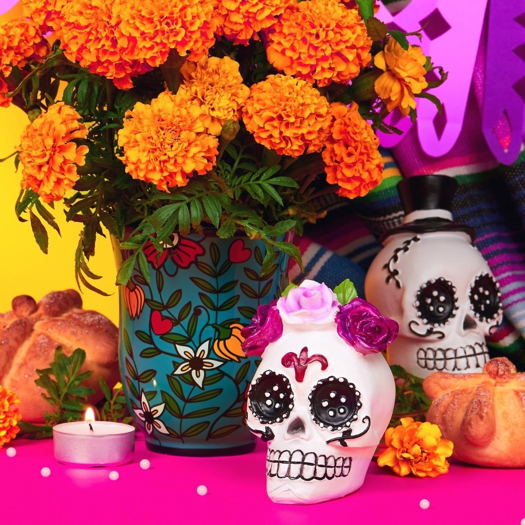 Day of the Dead Altar with Marigolds | BuDhaGirl