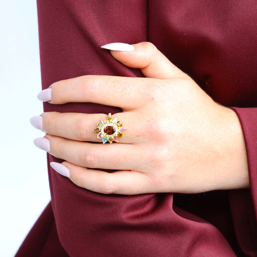 Topaz Flora Ring | BuDhaGirl