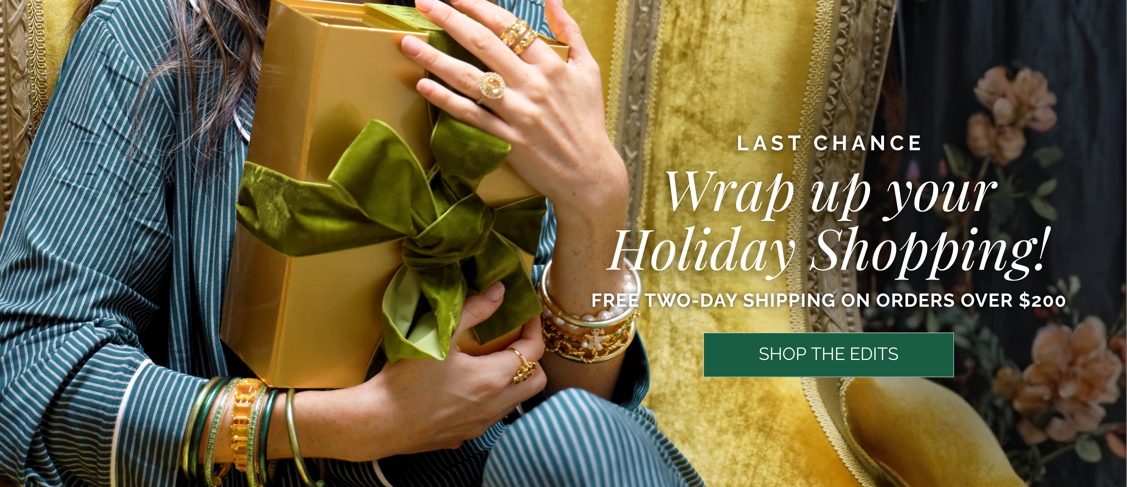 Free two-day shipping on orders over $200 | Receive your gifts in time for Christmas | BuDhaGirl