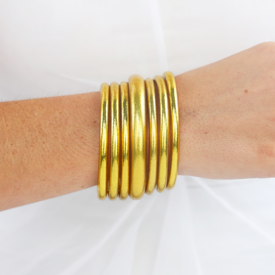 Gold Birthday Bracelet Bundle | BuDhaGirl
