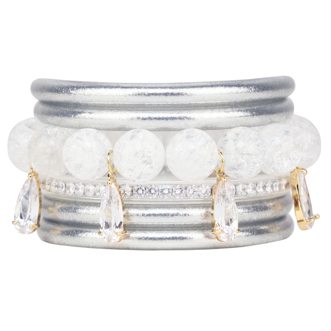 Icicle Bangle Bracelet Stack of the Week | BuDhaGirl