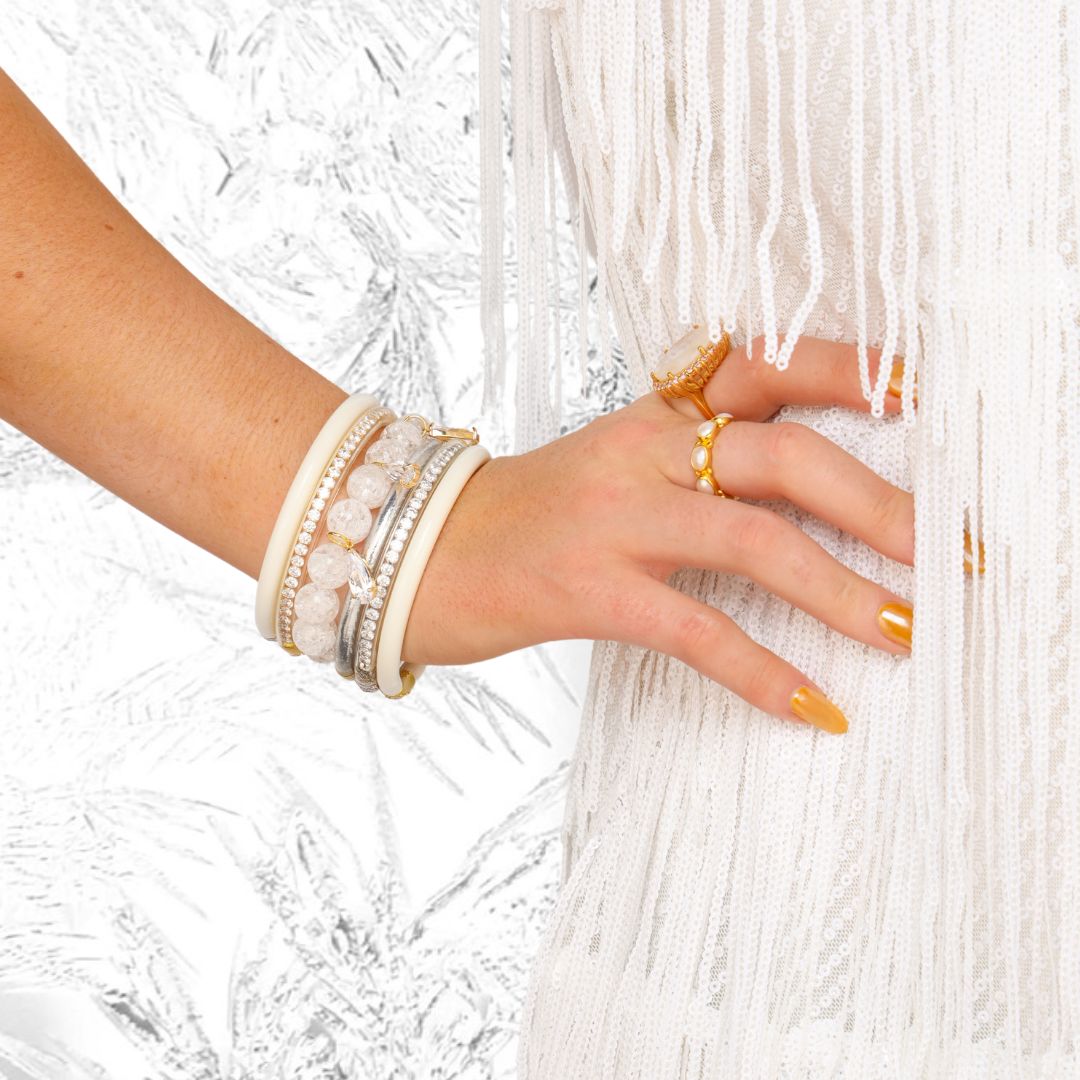 Icicle Bangle Bracelet Stack of the Week | BuDhaGirl