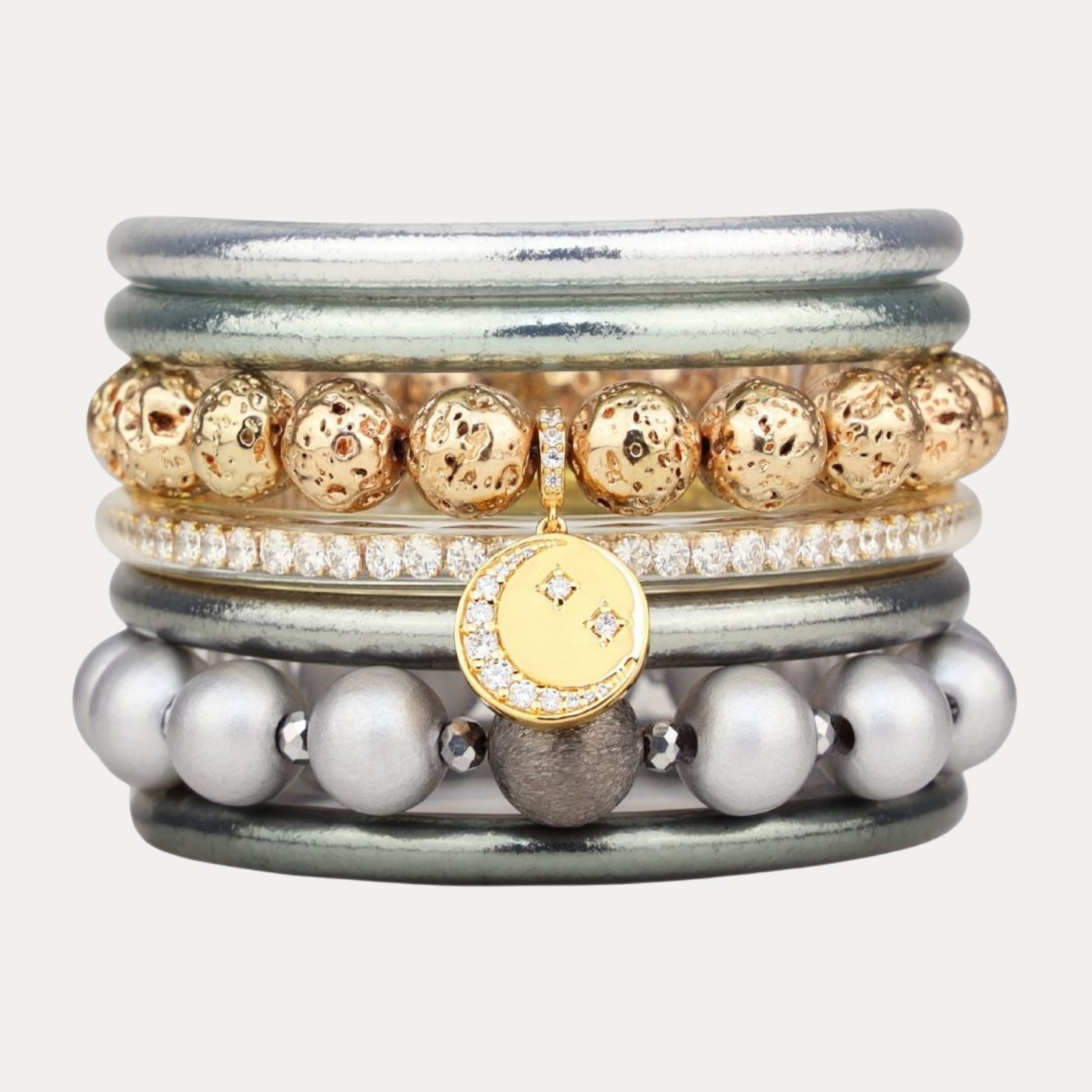 January Wolf Moon Bangle Bracelet Stack of the Week | BuDhaGirl