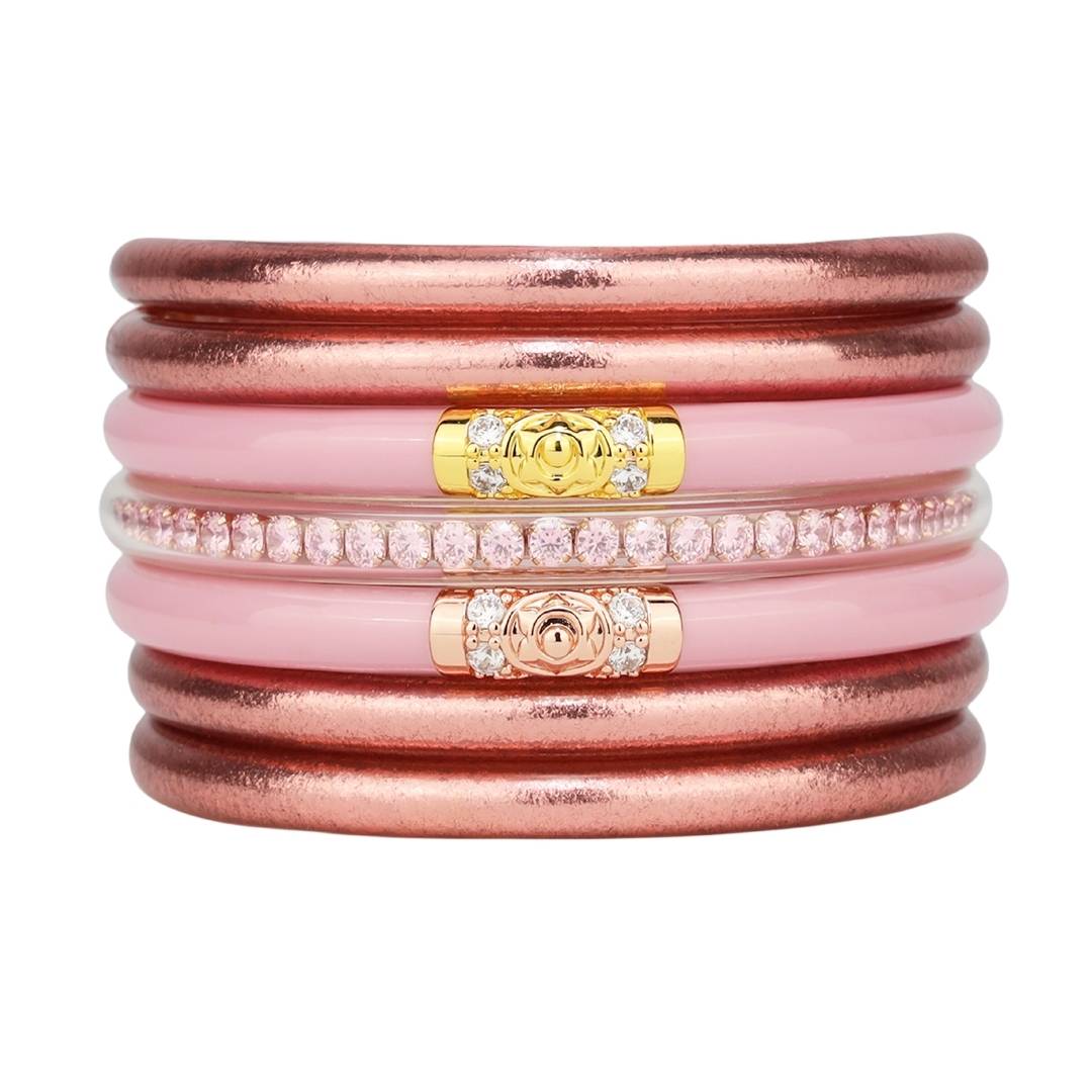 May's Flower Moon Bangle Bracelet Stack for Women | BuDhaGirl