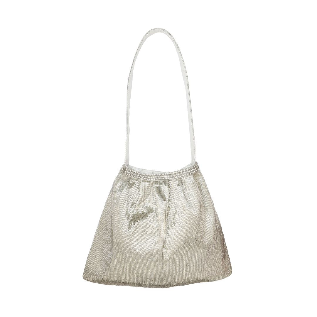 Boho Tote Bag - Silver